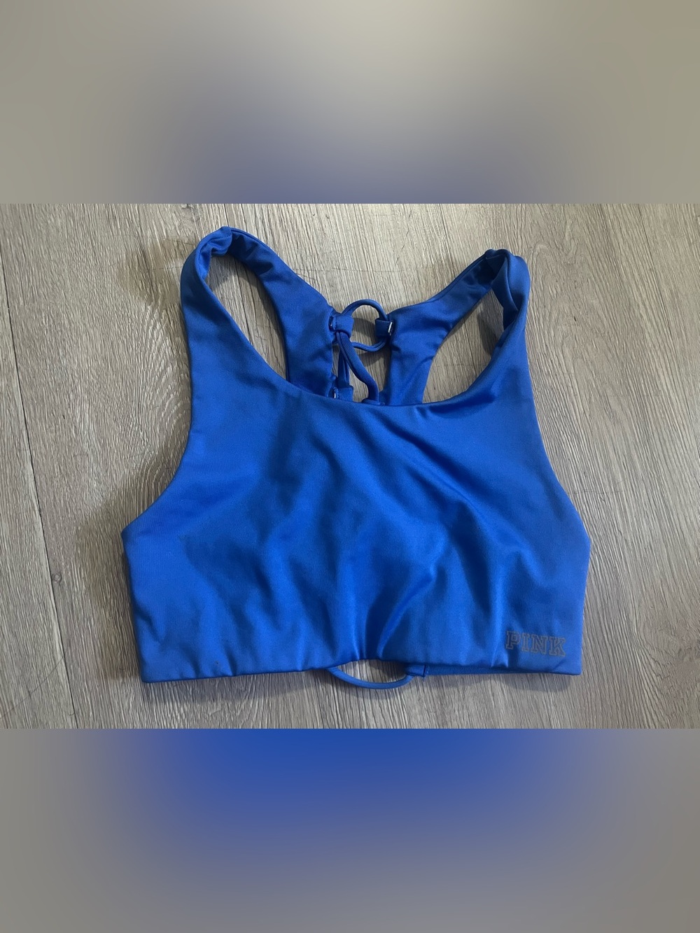 Victoria's Secret PINK blue sports bra in a S